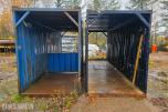 Gangcontainer/tunnel 6 meter kraftig stålkontruksjon 2 stk