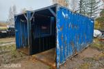 Gangcontainer/tunnel 6 meter kraftig stålkontruksjon 2 stk
