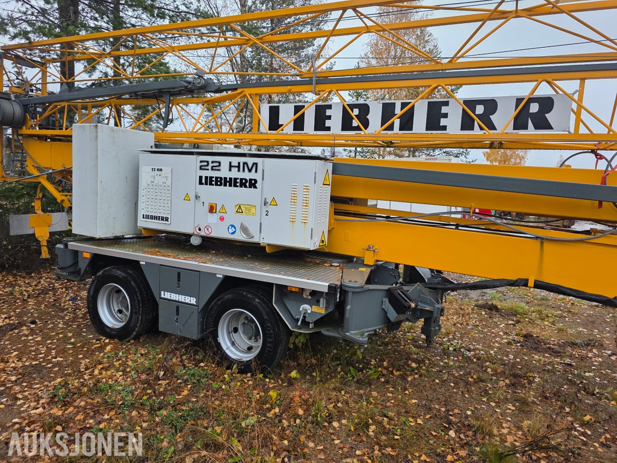 2019 Liebherr 22 HM tårnkran selvreisende