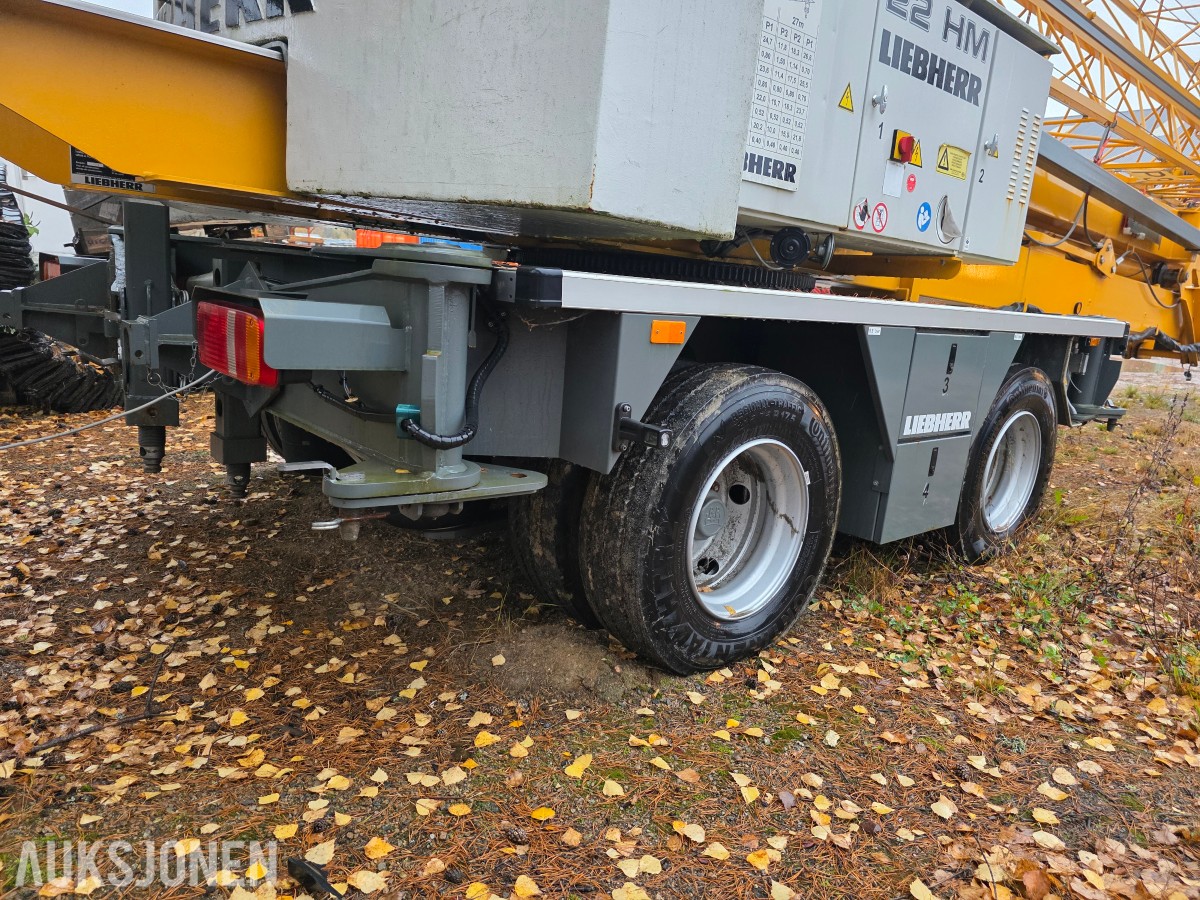 2019 Liebherr 22 HM tårnkran selvreisende