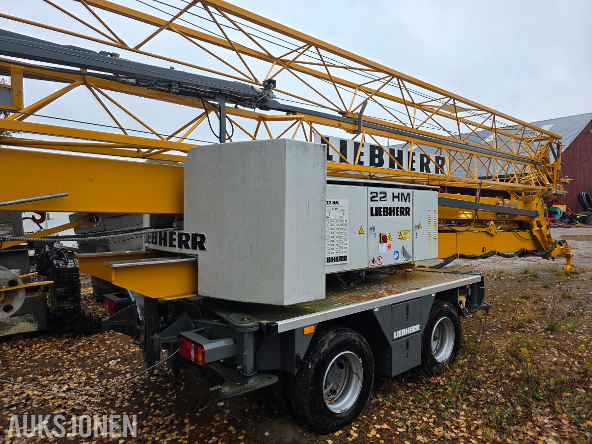 2019 Liebherr 22 HM tårnkran selvreisende