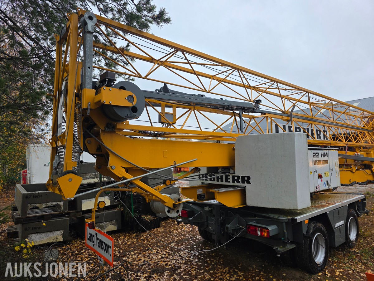 2019 Liebherr 22 HM tårnkran selvreisende