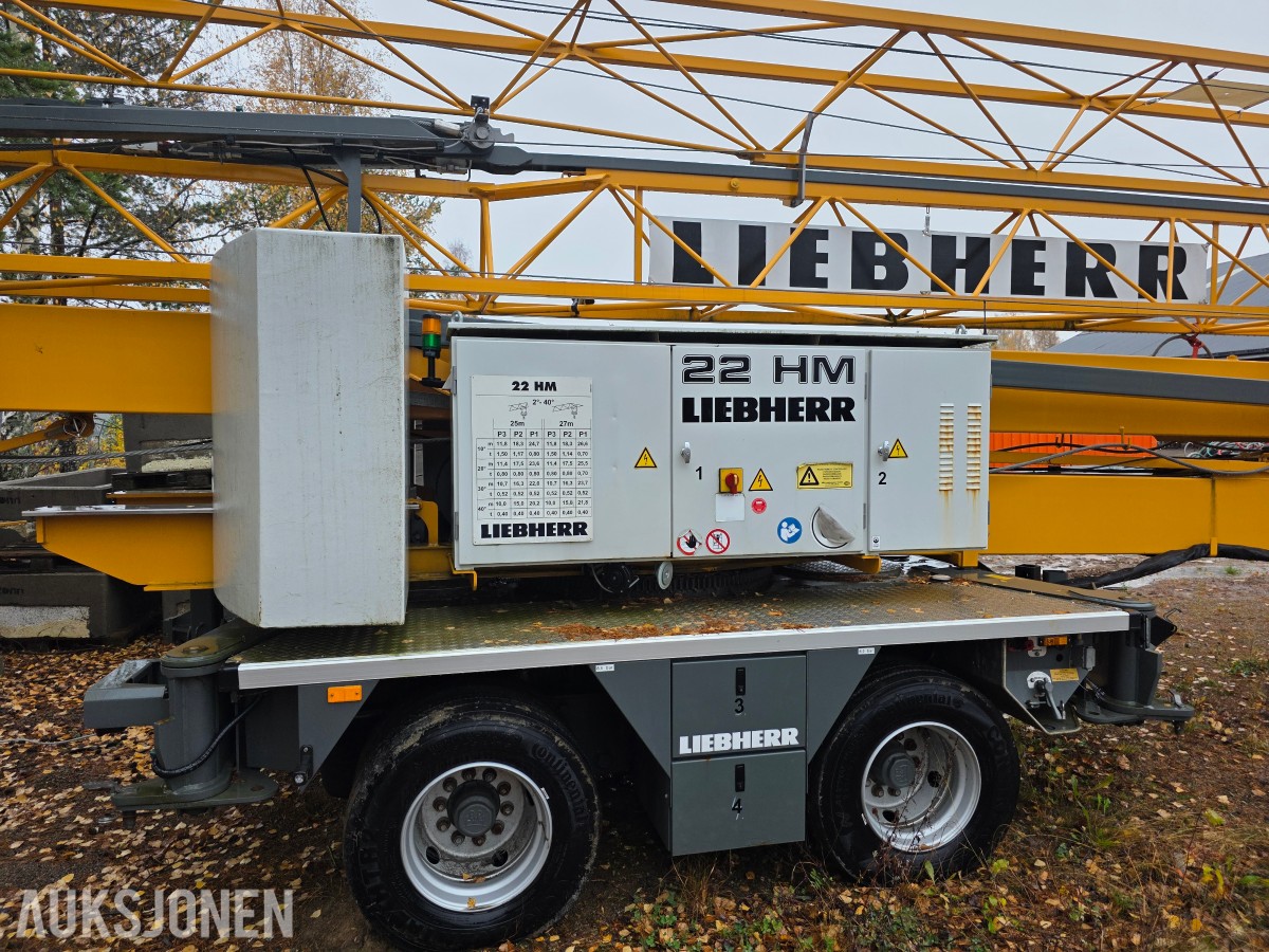 2019 Liebherr 22 HM tårnkran selvreisende