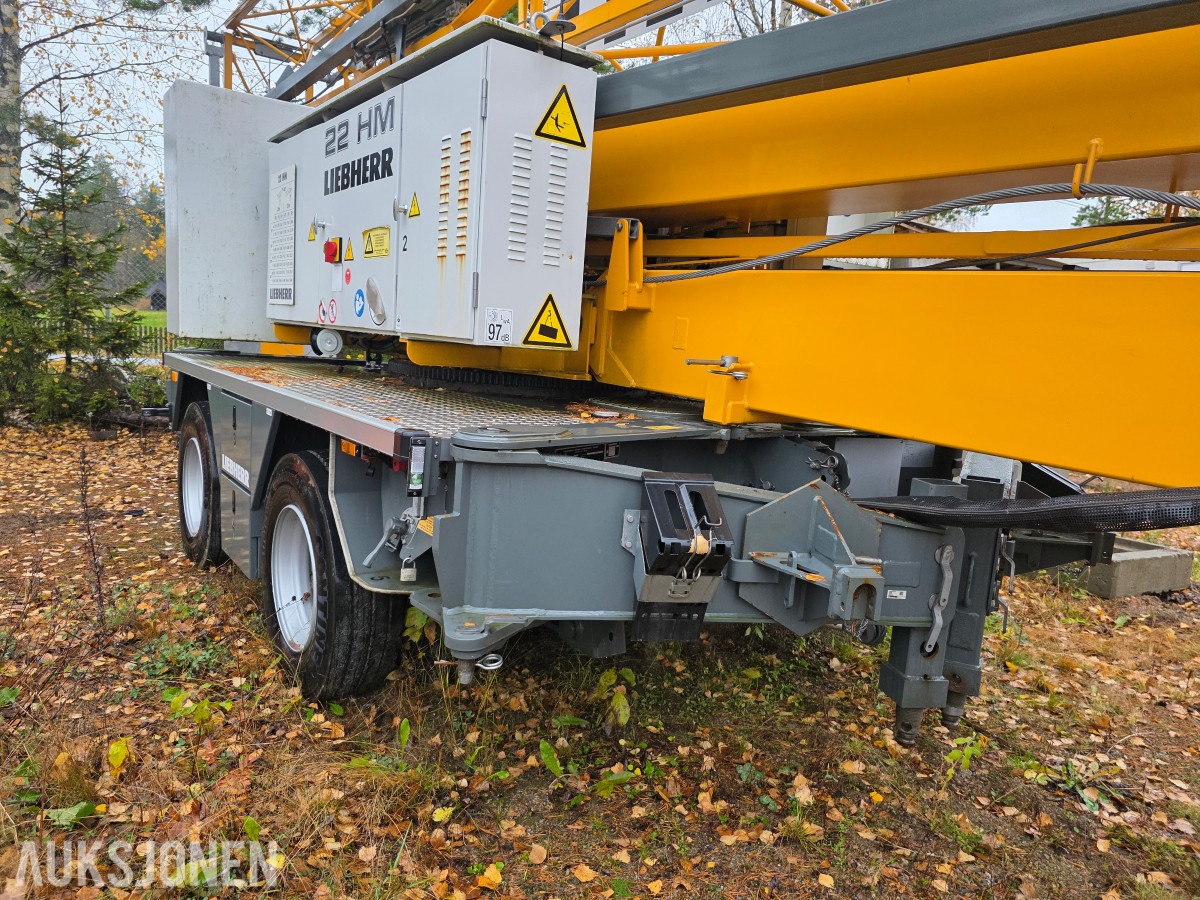 2019 Liebherr 22 HM tårnkran selvreisende
