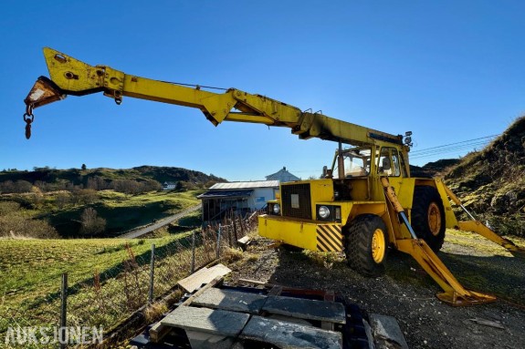 1980 Moelven MK 693 Mobilkran - Hydraulisk bom - Vinsj & Hydrauliske støttebein
