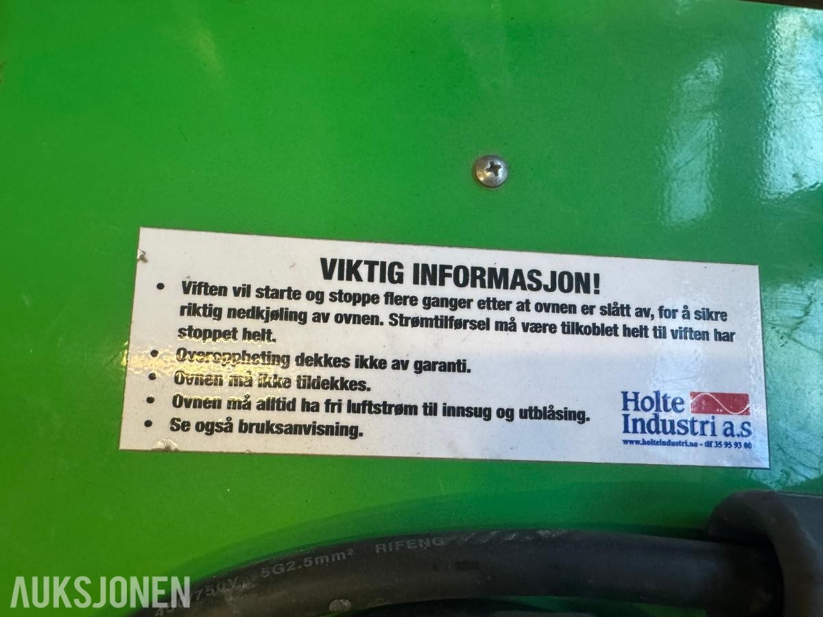 5 stk. REMKO elektriske varmluftsovner - 400 V / 16 A