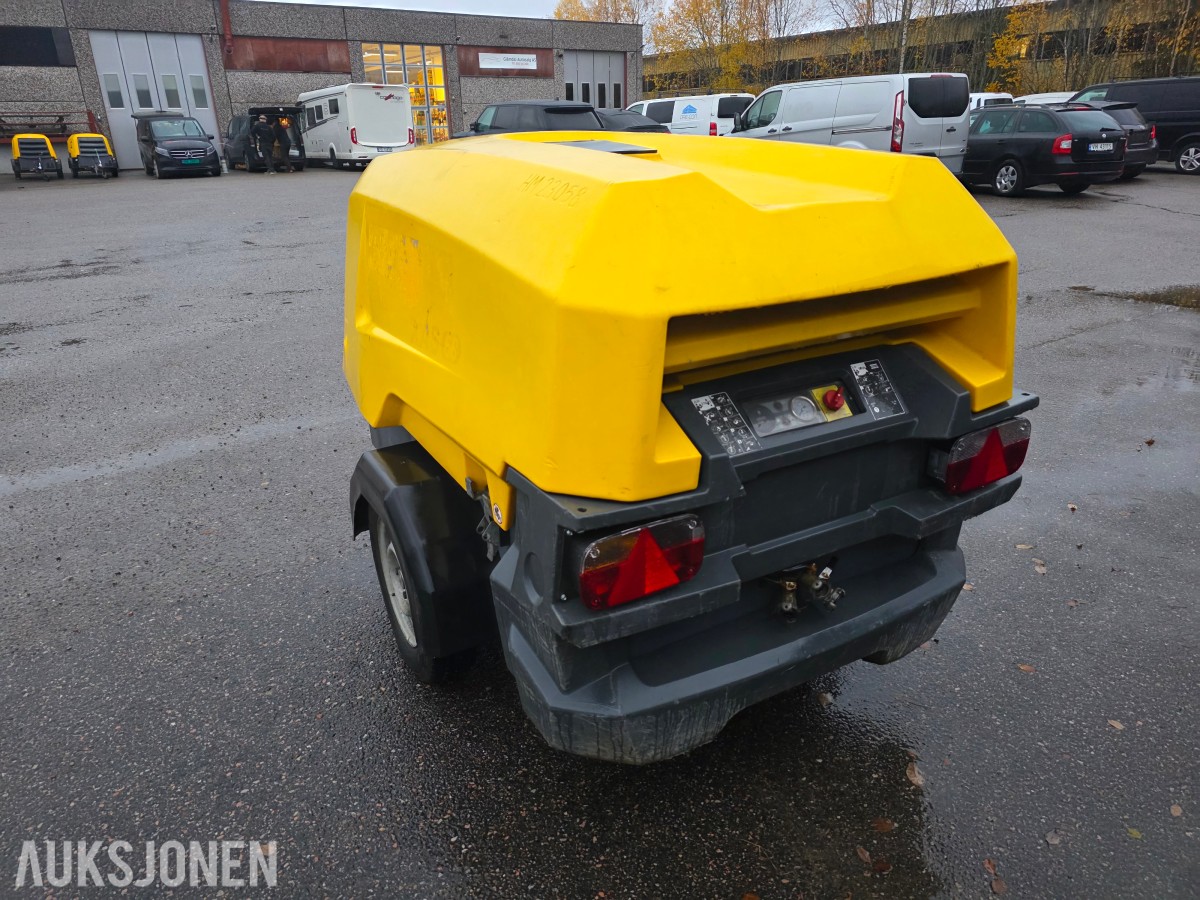 2016 Atlas Copco XAS 68 transportabel dieselkompressor