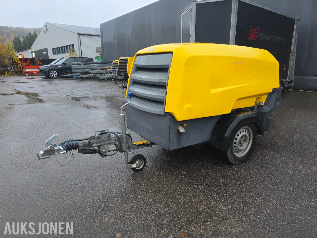 2016 Atlas Copco XAS 68 transportabel dieselkompressor