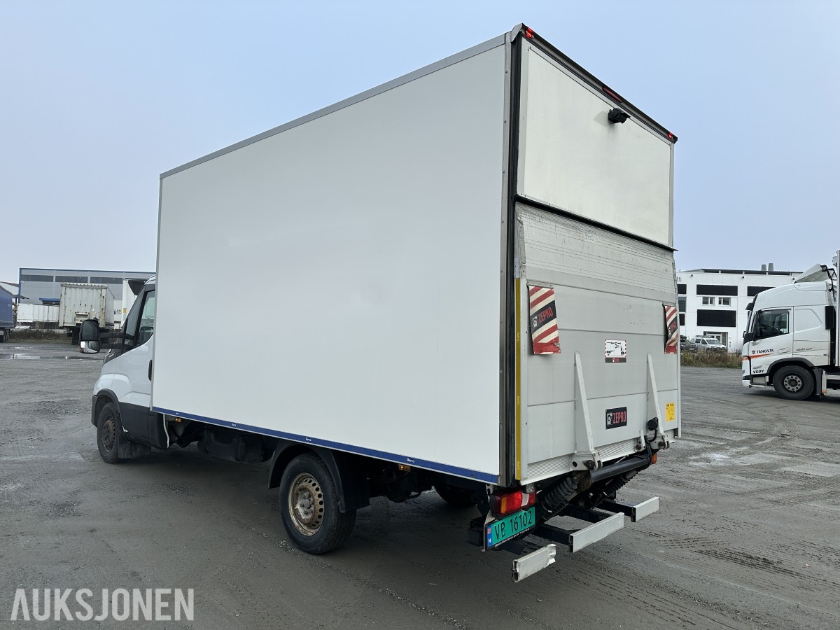 2022 Iveco Daily 35S16 skapbil | 8 paller | Zepro bakløfter