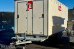 Scanvogn Mannskapsbrakke med toalett & oppbevaringsrom - 1500 kg