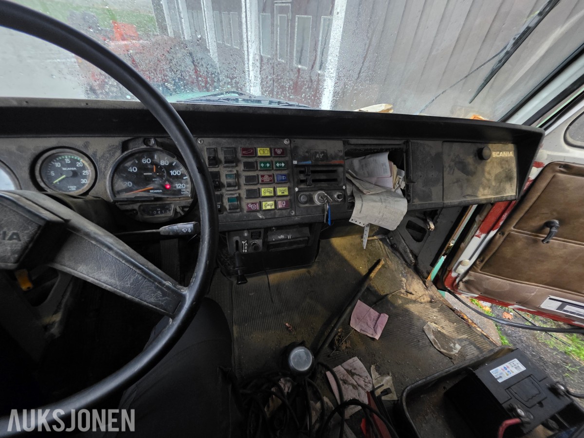 1980 Scania L 81S46 kran/tipp veteranbil