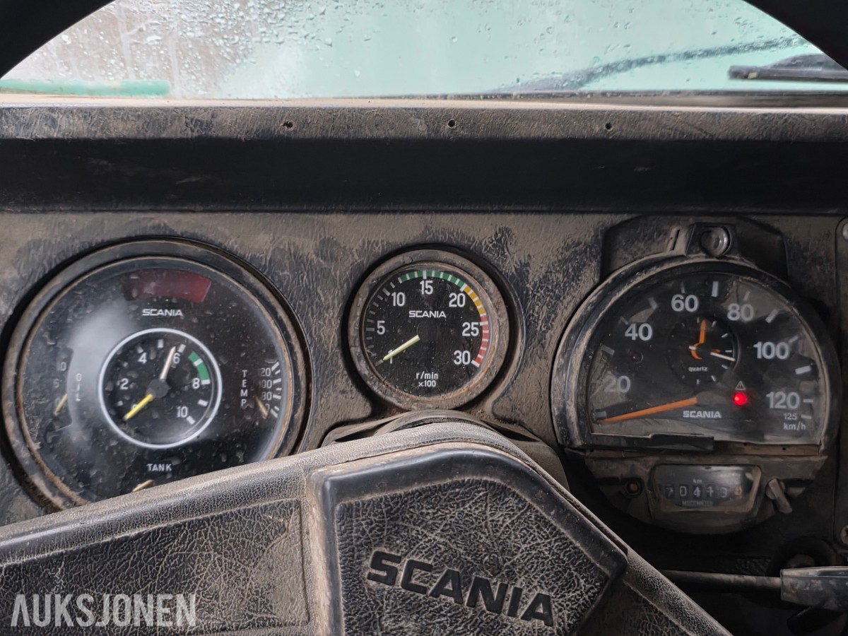 1980 Scania L 81S46 kran/tipp veteranbil