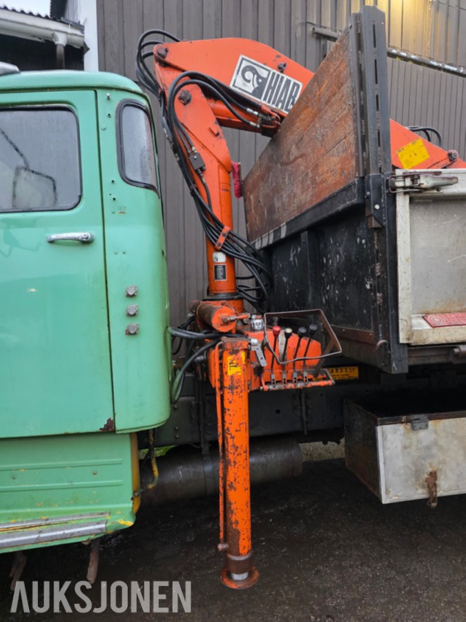 1980 Scania L 81S46 kran/tipp veteranbil