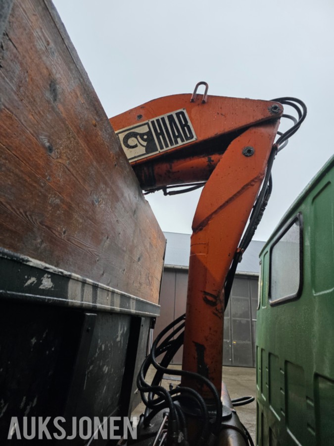 1980 Scania L 81S46 kran/tipp veteranbil