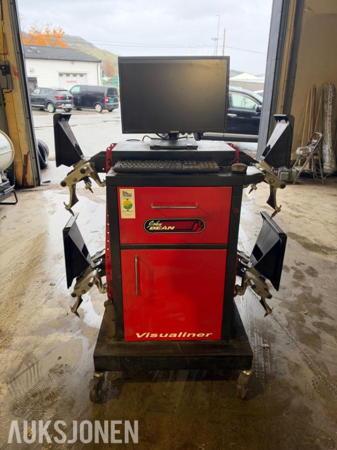2011 John Bean Visualiner  3D hjulstillingsapparat Ultra V3D1 Lift