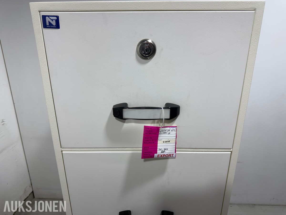 2023 Nivex Topsafe Brannsikkert arkivskap / dokumentskap