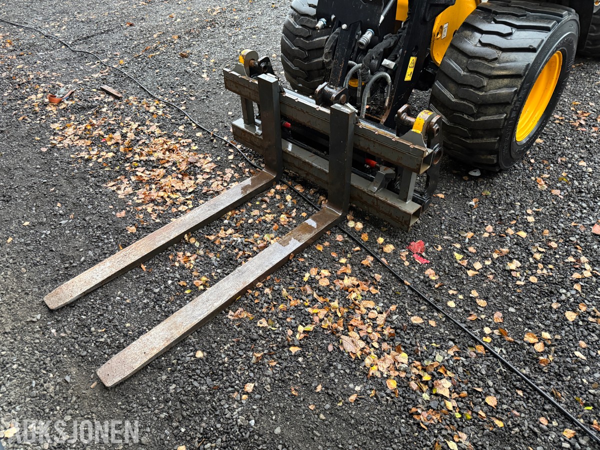 2019 JCB 403 Hjullaster m/Skuffe og pallegaffel-Kun 1487 Timer