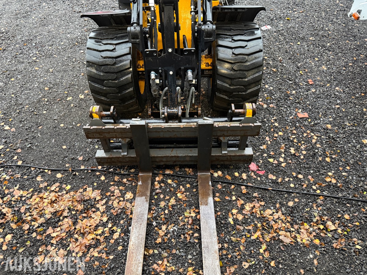 2019 JCB 403 Hjullaster m/Skuffe og pallegaffel-Kun 1487 Timer