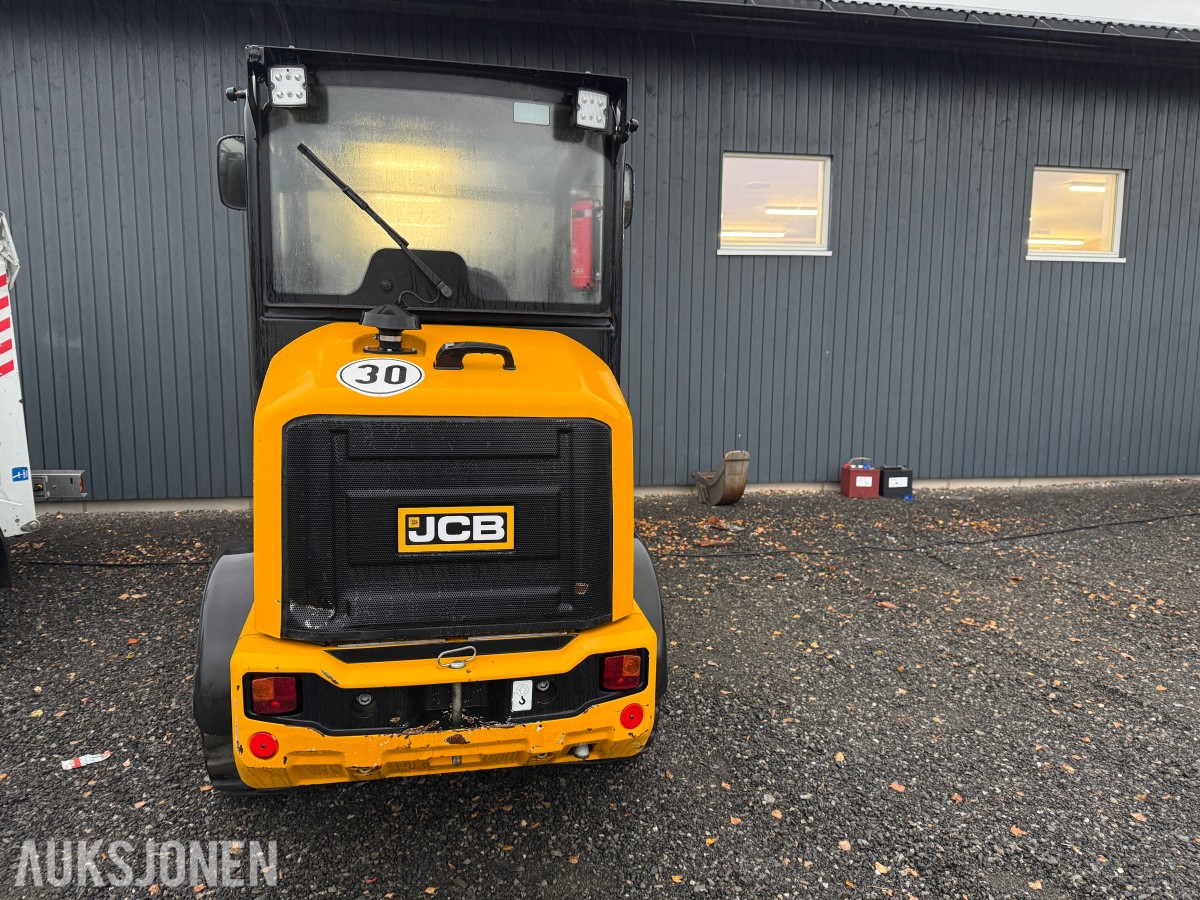 2019 JCB 403 Hjullaster m/Skuffe og pallegaffel-Kun 1487 Timer