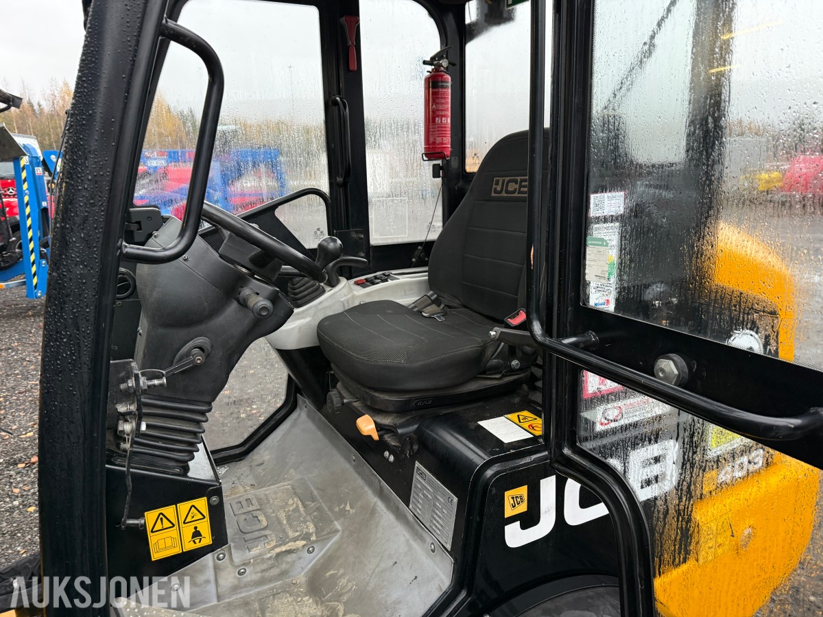 2019 JCB 403 Hjullaster m/Skuffe og pallegaffel-Kun 1487 Timer