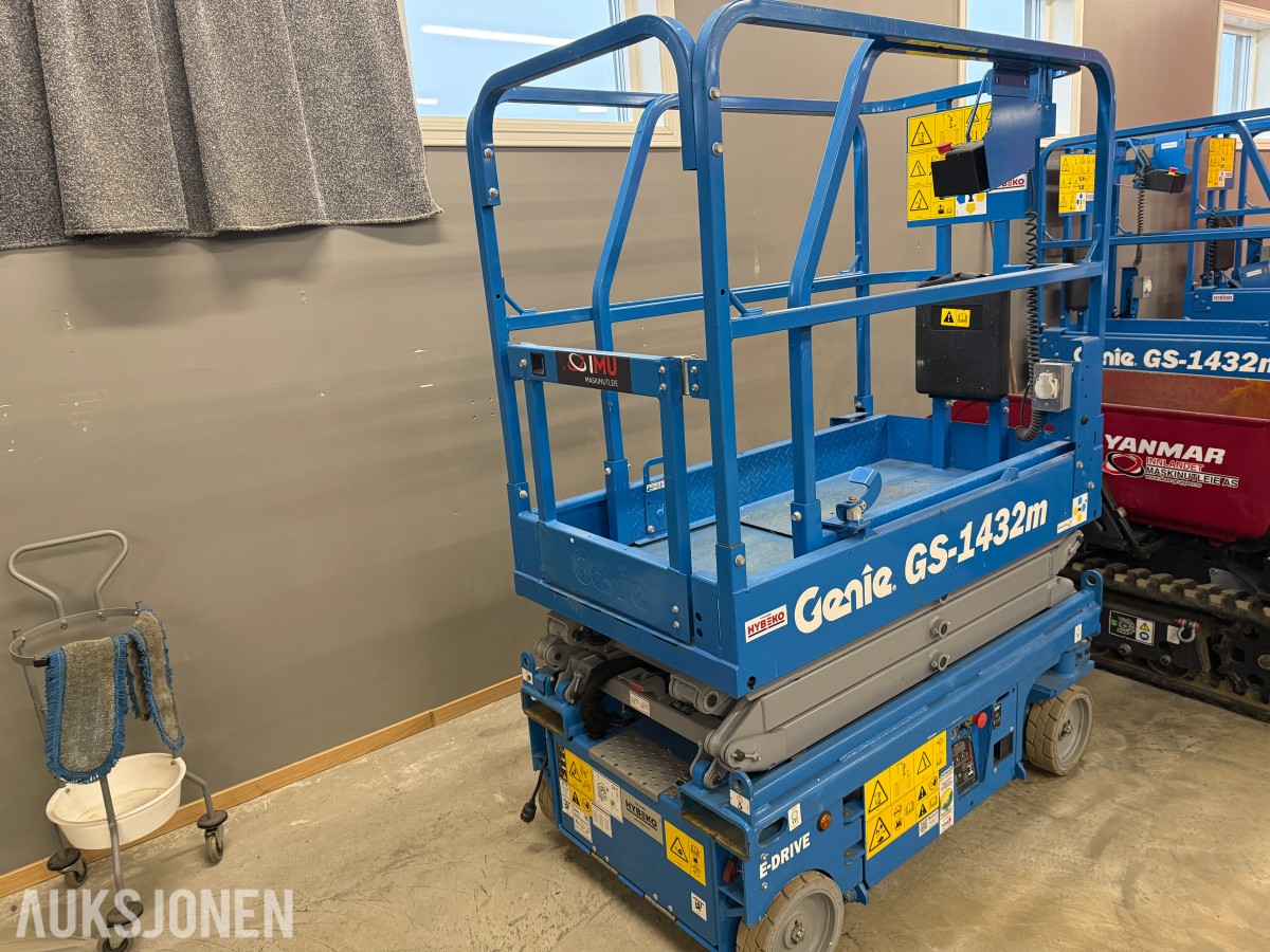 Genie GS 1432-Sakselift 5,5meter Kun 26 Timer