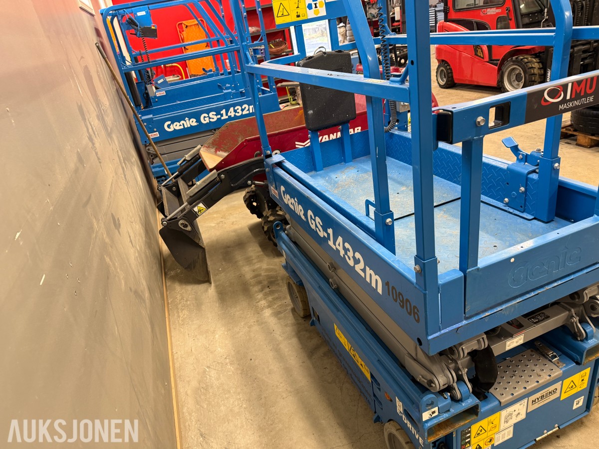 Genie GS 1432-Sakselift 5,5meter Kun 26 Timer