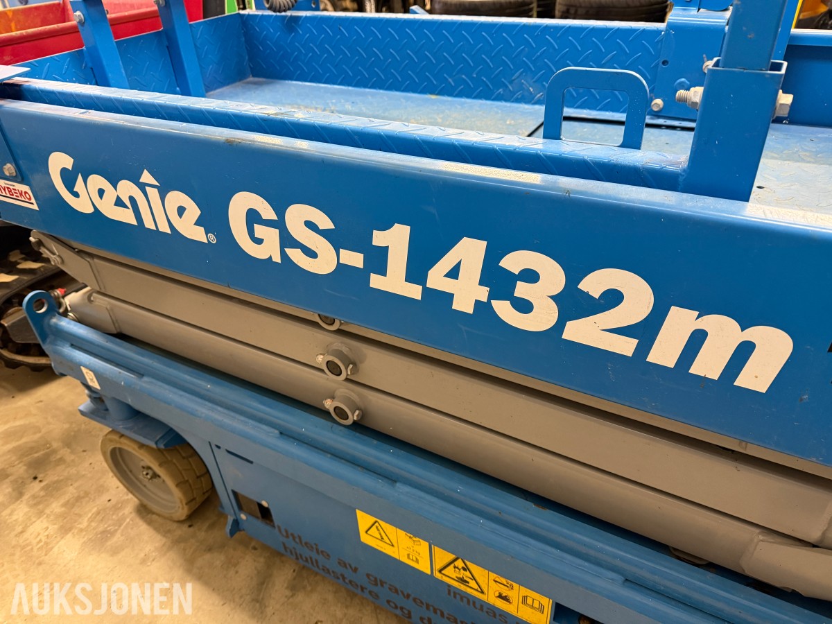 Genie GS 1432-Sakselift 5,5meter Kun 26 Timer