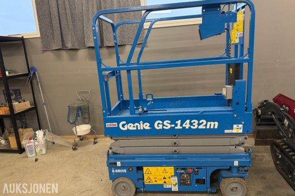 Genie GS 1432-Sakselift 5,5meter Kun 26 Timer