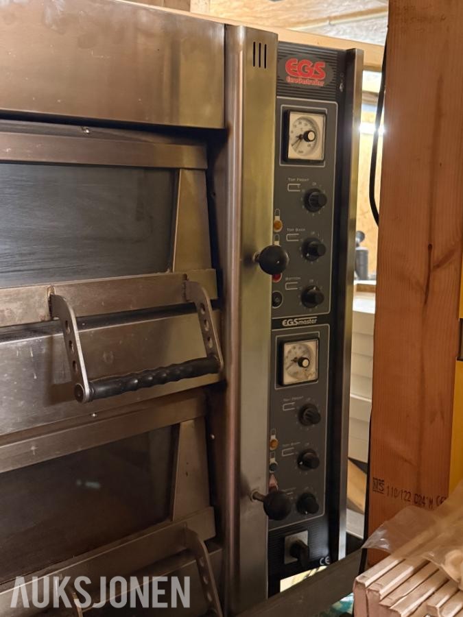 GGMGASTRO KJØKKEN UTSTYR PIZZAOVN, ISBITMASKIN, TOASTPRESSER, KAKEDISK, PASTAKOKER