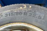 13 stk lastebildekk m / felg 315/80 R22.5 