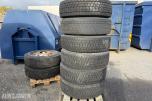 13 stk lastebildekk m / felg 315/80 R22.5 