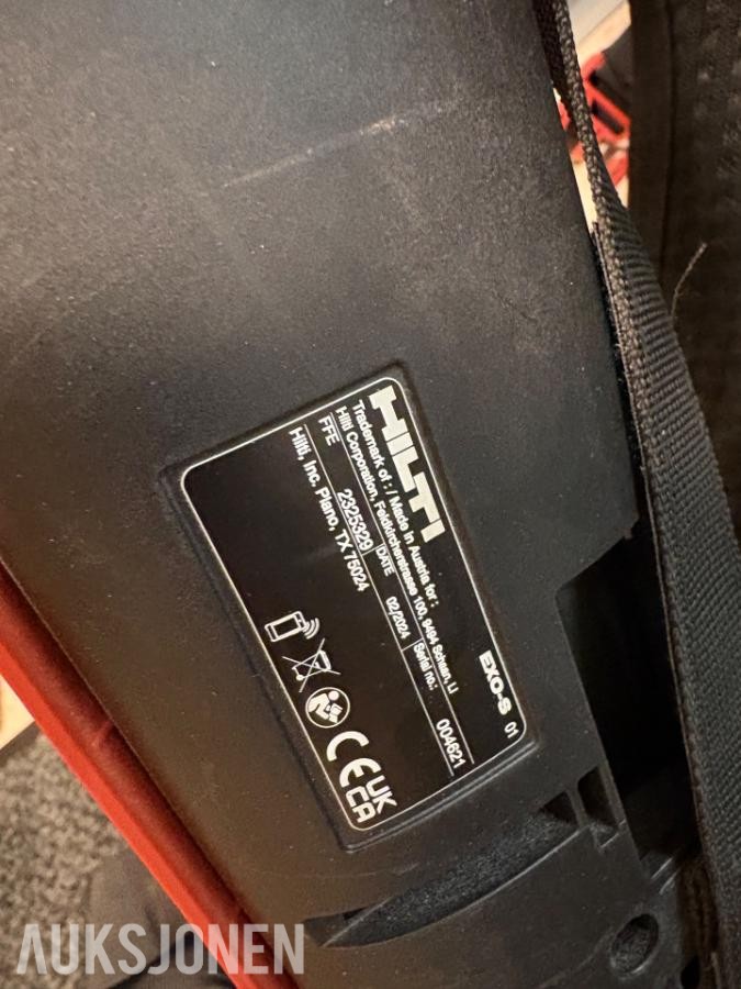Hilti EXO-01 eksoskjelett – arbeidsstøtte for arbeid over hodet