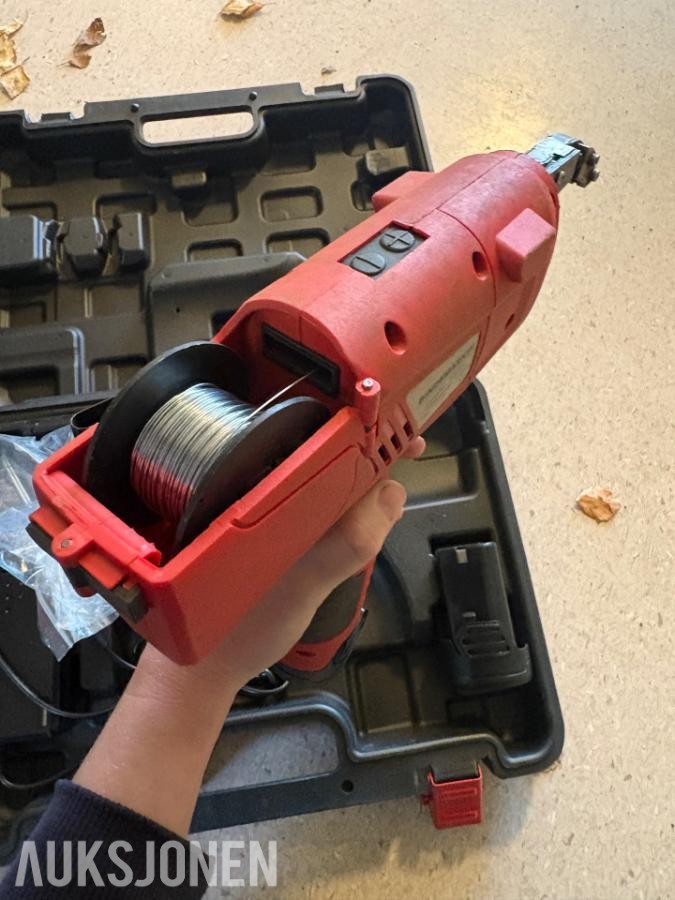 VIX Tools bindemaskin 12,8 V med koffert og tilbehør