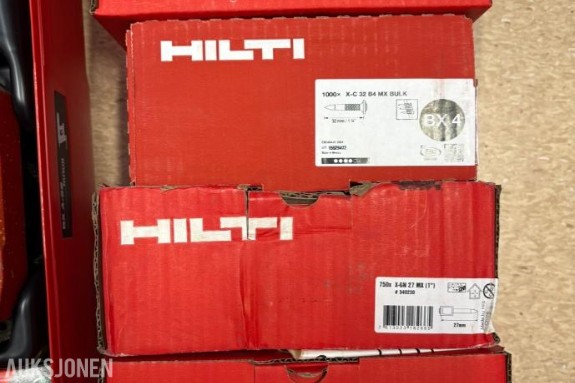 Hilti BX 4-22 batteridrevet boltepistol med lader og festemateriell