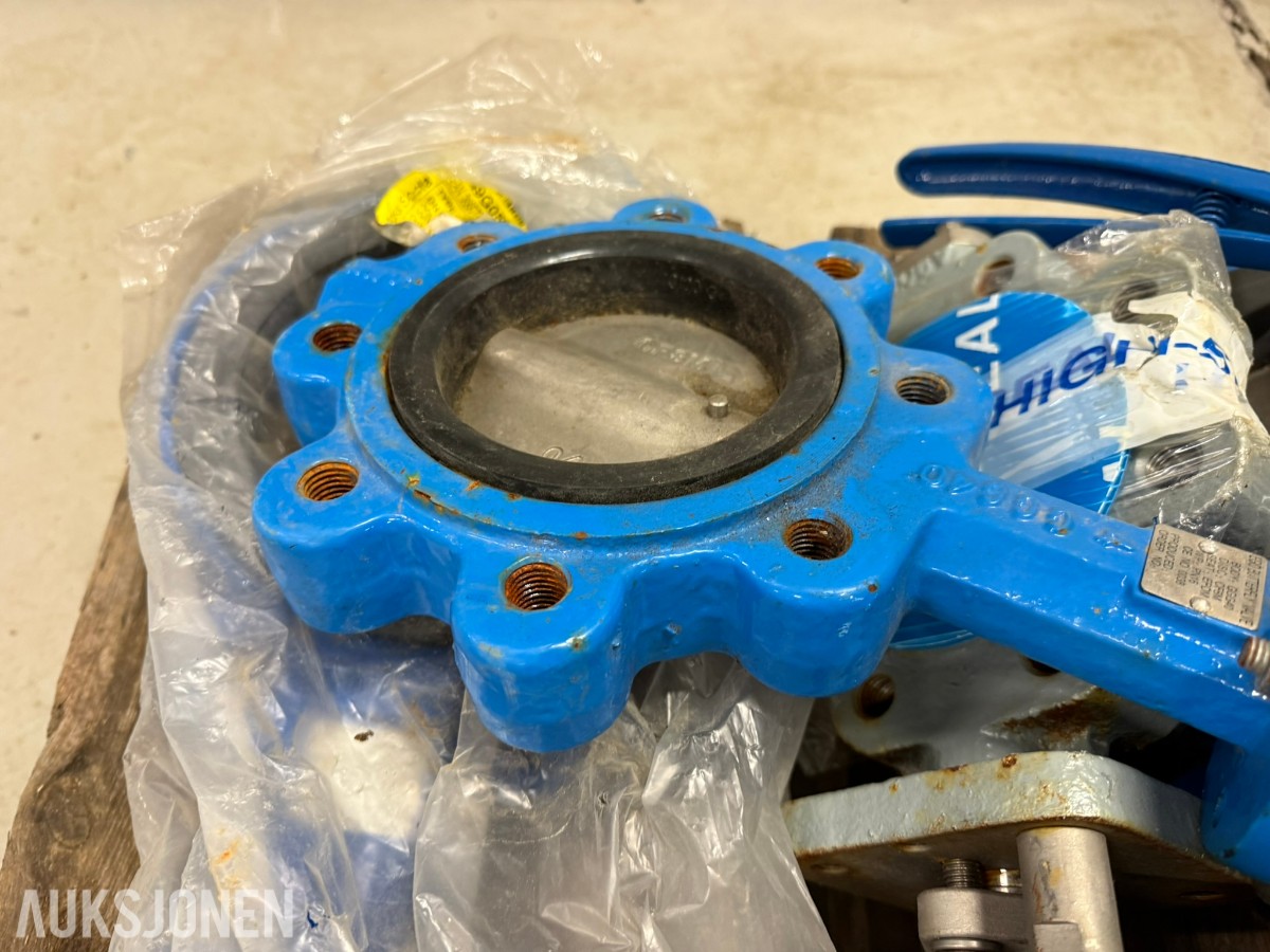 Ca. 20 stk. Danfoss Socla spjeldventiler – DN65–DN250 – PN16
