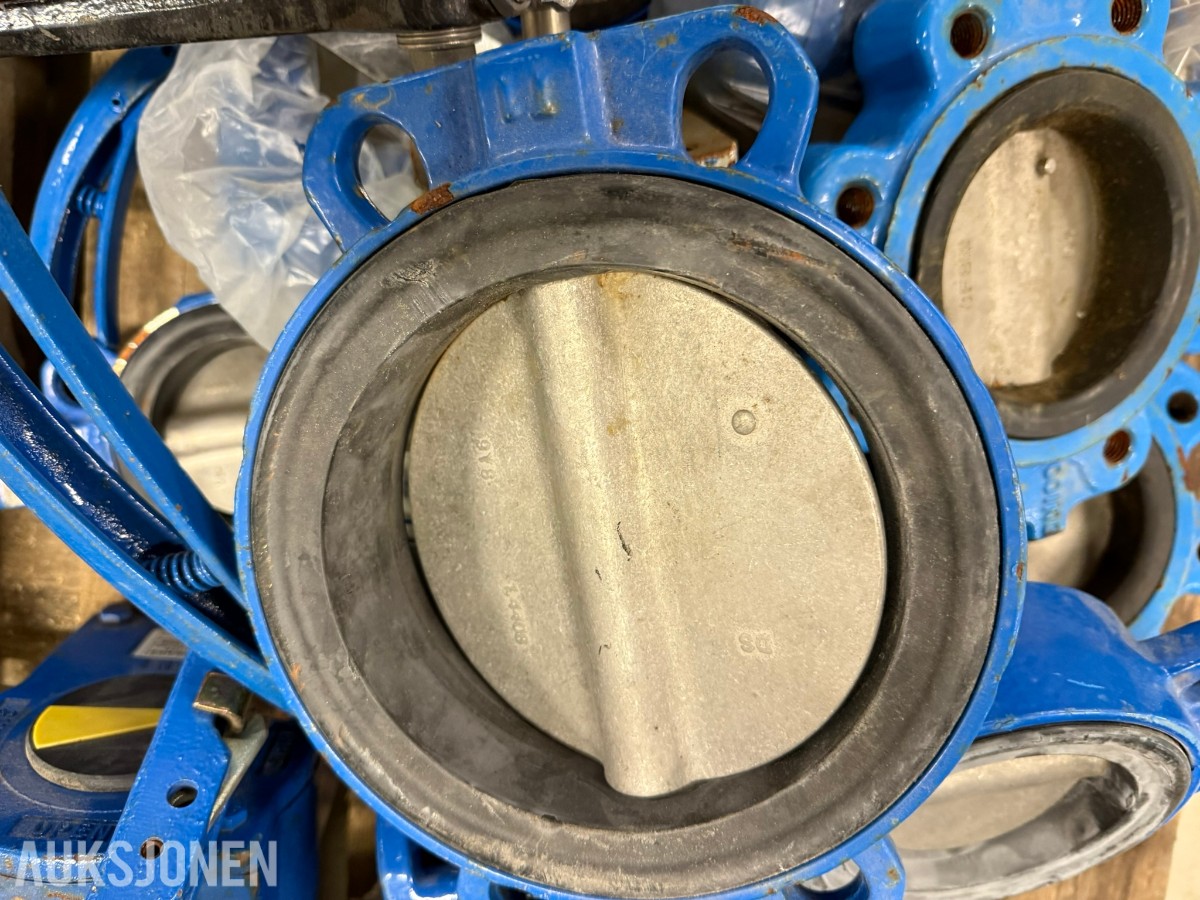 Ca. 20 stk. Danfoss Socla spjeldventiler – DN65–DN250 – PN16