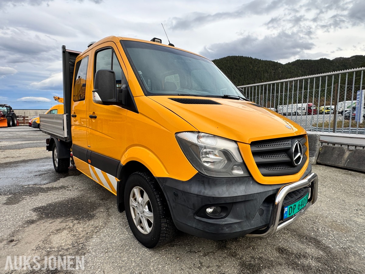 2015 Mercedes-Benz Sprinter 2,1 D 163HK AUT HENGERFESTE KRAN VARMER