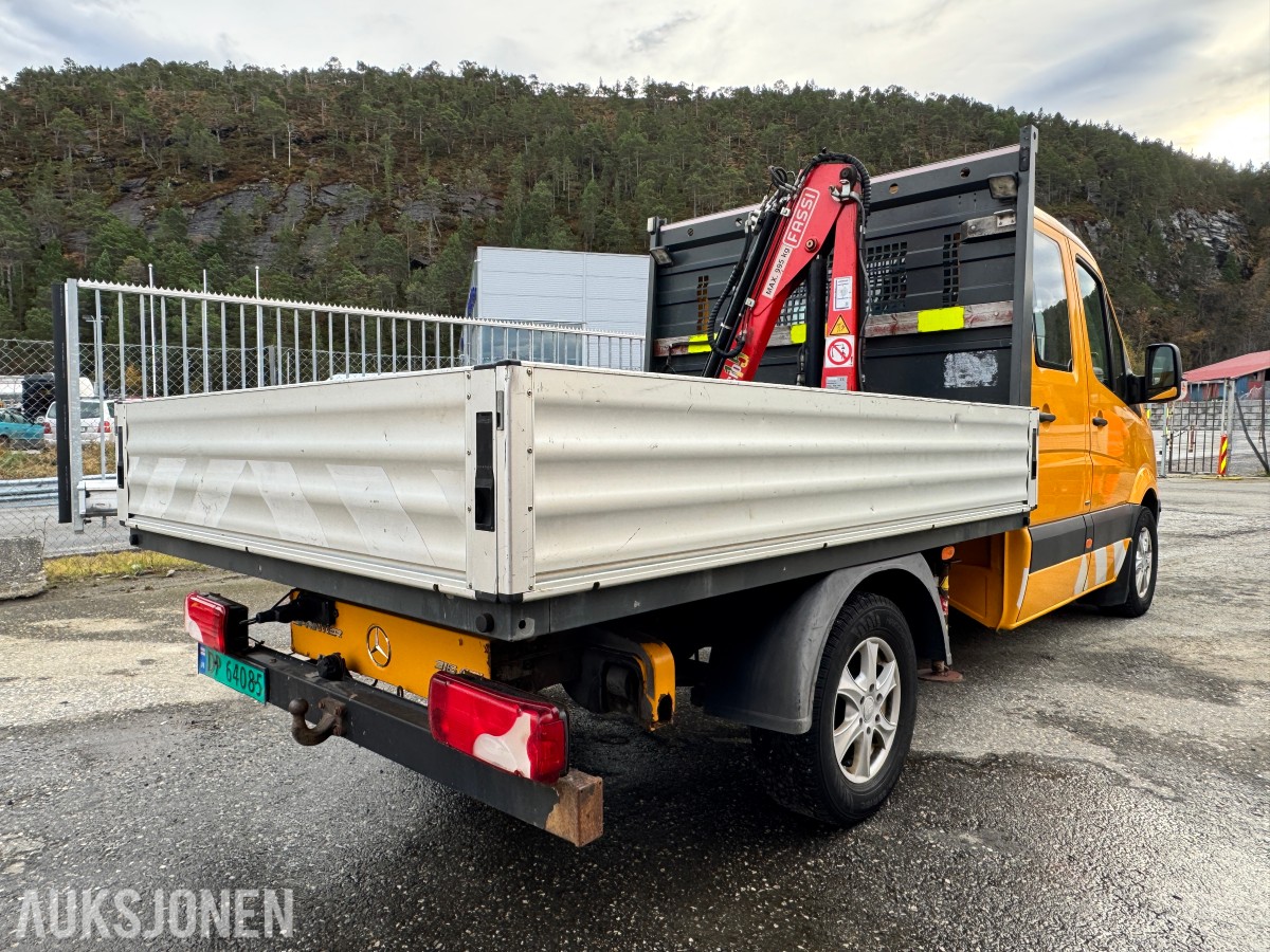 2015 Mercedes-Benz Sprinter 2,1 D 163HK AUT HENGERFESTE KRAN VARMER