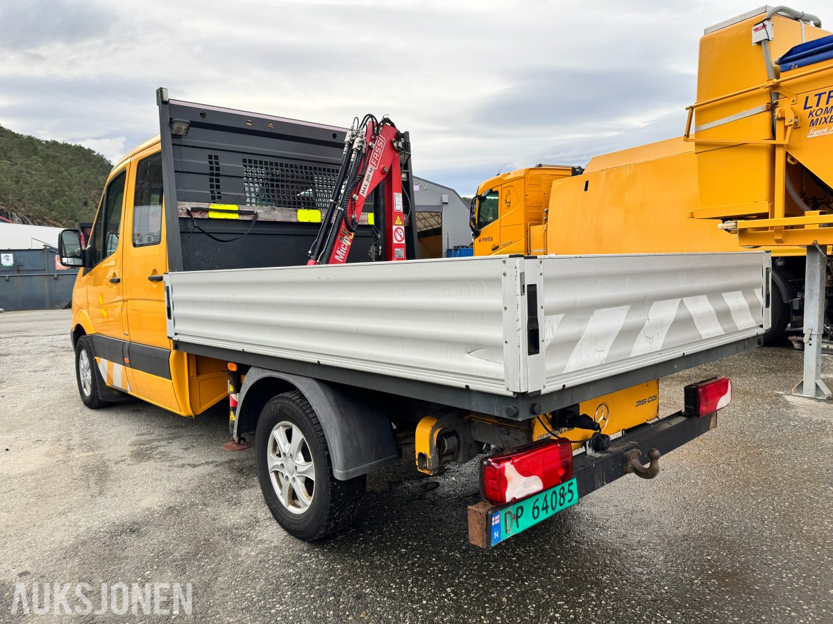2015 Mercedes-Benz Sprinter 2,1 D 163HK AUT HENGERFESTE KRAN VARMER