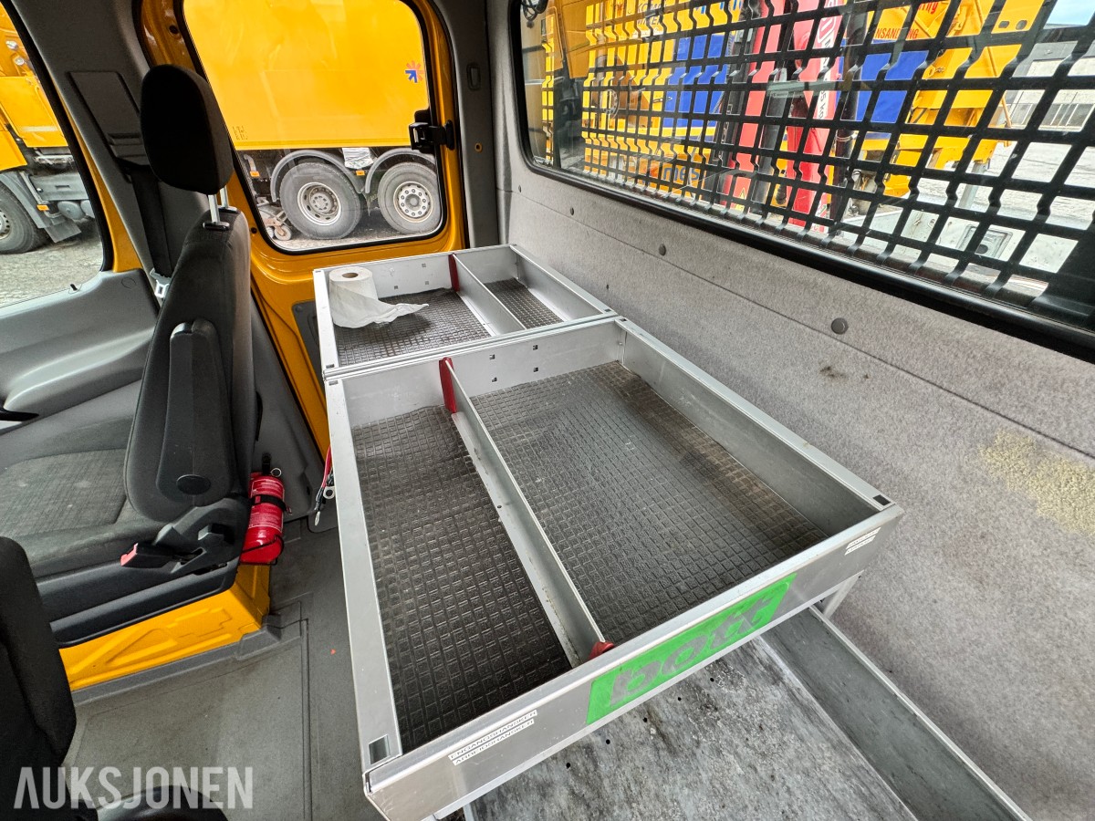 2015 Mercedes-Benz Sprinter 2,1 D 163HK AUT HENGERFESTE KRAN VARMER