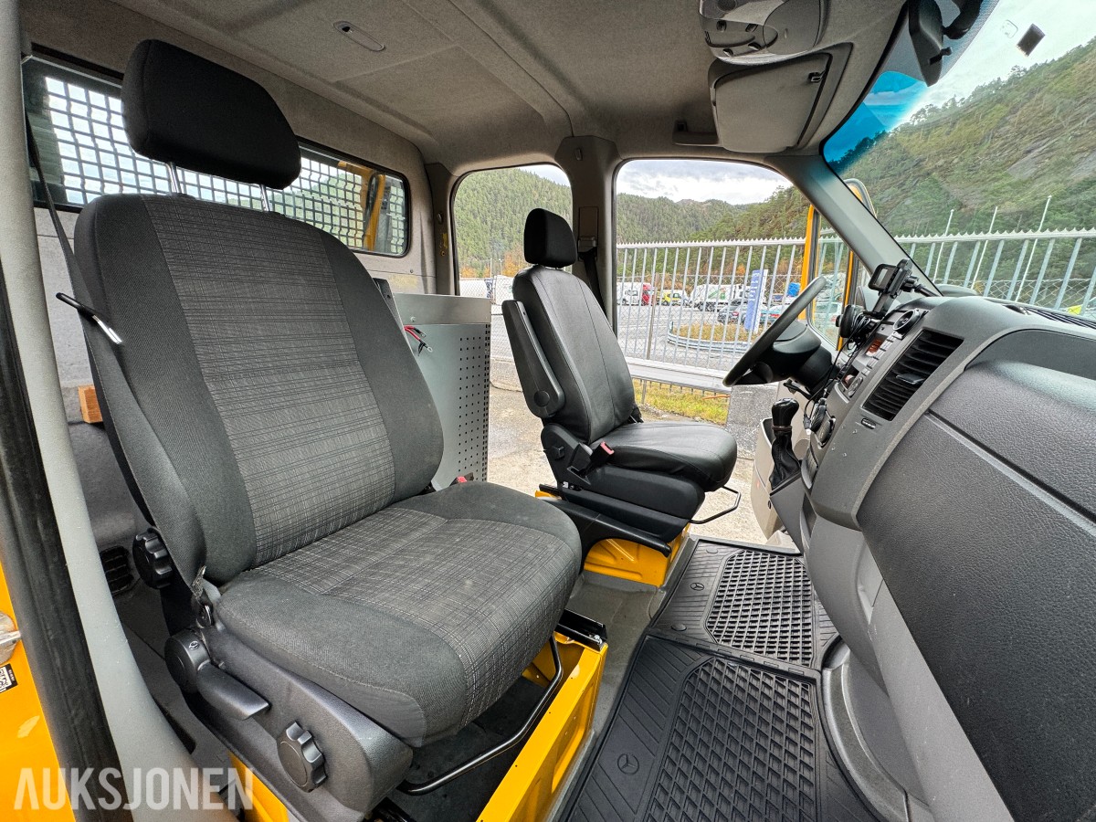 2015 Mercedes-Benz Sprinter 2,1 D 163HK AUT HENGERFESTE KRAN VARMER