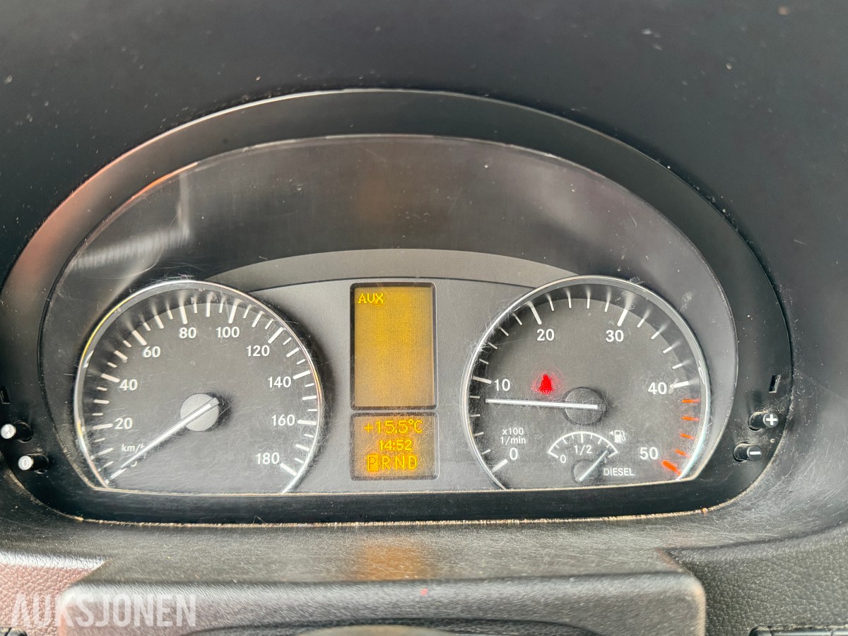 2015 Mercedes-Benz Sprinter 2,1 D 163HK AUT HENGERFESTE KRAN VARMER
