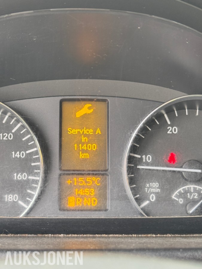 2015 Mercedes-Benz Sprinter 2,1 D 163HK AUT HENGERFESTE KRAN VARMER