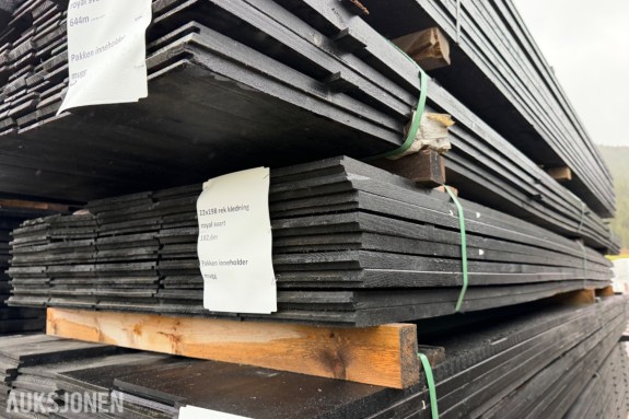 22x198 mm. Rektangulær Kledning 1 sort. Pakken kan inneholde mugg