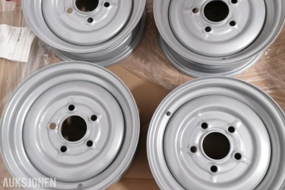 4 stk Helt nye 12" stålfelger 4,5Jx12 H2 5/112 ET: 20