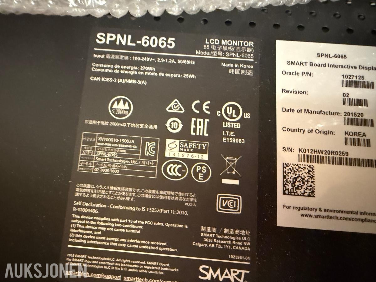 SMART Board SPNL-6065