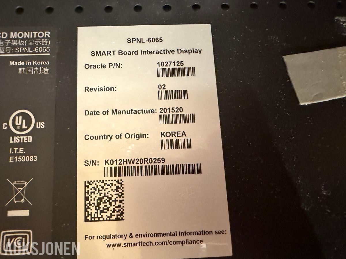 SMART Board SPNL-6065
