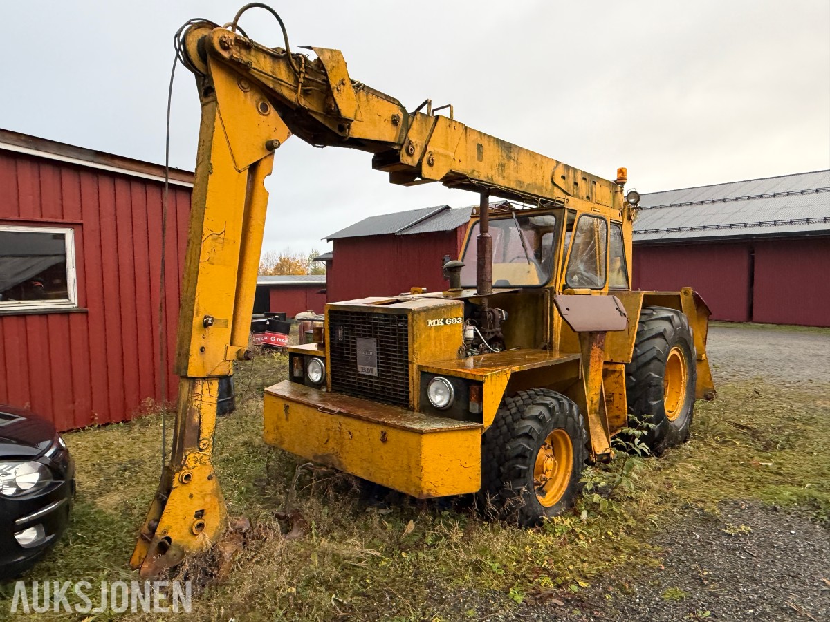 1980 Volvo MK 693 Kran / Baklaster - 7 tonn løftekapasitet