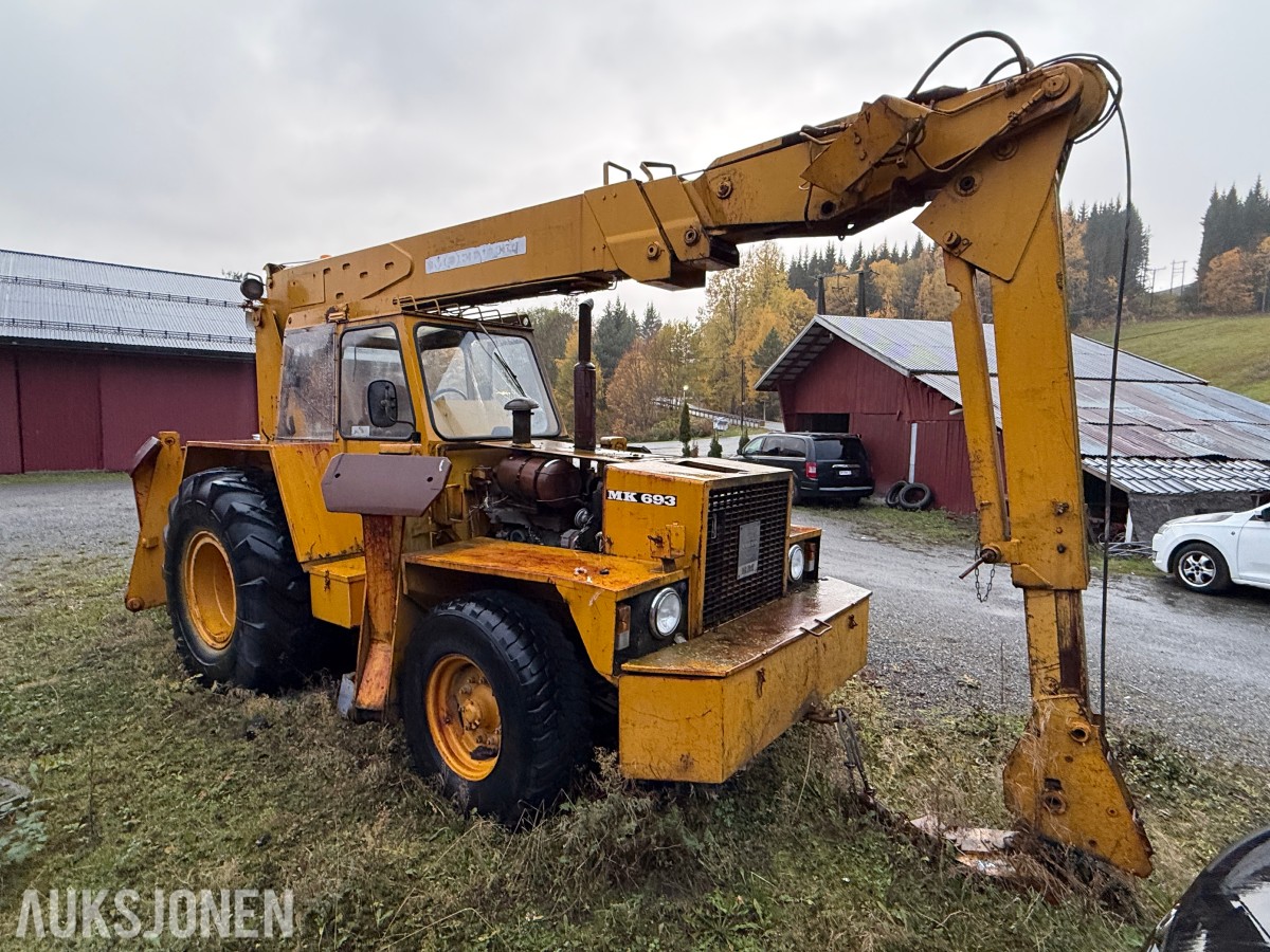 1980 Volvo MK 693 Kran / Baklaster - 7 tonn løftekapasitet
