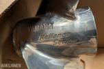 Parti med 9 stk. Yamaha-propeller i diverse størrelser og utførelser